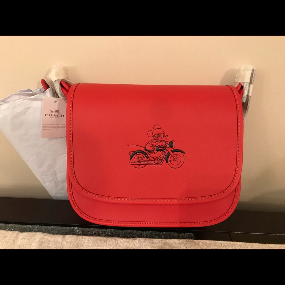 Coach X Disney Mickey Crossbody Patricia Leather